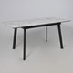 Миниатюра изображения товара Обеденный стол LEPREMO AV 1209 HPL+МДФ раздвижной 1200-1600x800 (виктори натуральный/черный)