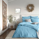 Миниатюра изображения товара Комплект постельного белья Verossa Melange 2.0сп / 930907 (50x70, Aqua)