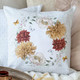 Миниатюра изображения товара Наволочка декоративная Listelle Цветочная симфония венок на белом 817801/2