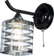 Миниатюра изображения товара Бра Aitin-Pro НББ 03-60-101 / 5023/1W (черный/хром)