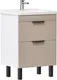 Миниатюра изображения товара Тумба с умывальником Volna Lotty 80.2Y Миранда 80 (латте, напольная)
