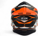 Миниатюра изображения товара Мотошлем AiM RH855 Carbon Razor RH855R-DWR-XS (XS, белый/красный)