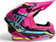 Миниатюра изображения товара Мотошлем AiM RH855 Fiber Glass Vexo RH855V-BPP-L (L, фиолетовый/розовый)