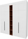 Миниатюра изображения товара Шкаф Рэйгрупп Рэй S262-В10-2-EBL В10-2 (дуб элисон/белый премиум/античная латунь)