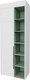 Миниатюра изображения товара Шкаф Рэйгрупп Рэй S262-B2-EBZ В2 (дуб элисон/белый премиум/зеленый самшит)