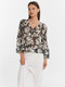 Миниатюра изображения товара Блузка Mark Formelle 122855 (р.170-100-106, цветы на черном)
