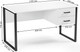 Миниатюра изображения товара Письменный стол Soma Slava 135x66 (белый/черный)