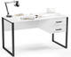 Миниатюра изображения товара Письменный стол Soma Slava 135x66 (белый/черный)