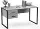 Миниатюра изображения товара Письменный стол Soma Slava 135x66 (серый/черный)