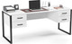 Миниатюра изображения товара Письменный стол Soma Slava 180x66 (белый/черный)
