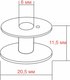 Миниатюра изображения товара Набор шпулек JASMINE JBS 12 (12шт)