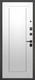 Миниатюра изображения товара Входная дверь Guard МПП-22 86x205 правая (черный эксимер/белый матовый)