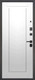 Миниатюра изображения товара Входная дверь Guard МПП-22 86x205 правая (черный эксимер/белый матовый)