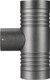 Миниатюра изображения товара Бра уличное Arlight KT-RAY-WALL-TWIN-R46-2x3W Day4000 GR / 034136