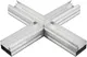 Миниатюра изображения товара Коннектор для профиля для светодиодной ленты Arlight STRETCH-S-35-CEIL-CENTER-X90 крестовой / 046877