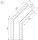 Миниатюра изображения товара Угол профиля для светодиодной ленты Arlight SL-LINIA55-FANTOM-135 / 030129