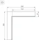 Миниатюра изображения товара Угол профиля для светодиодной ленты Arlight SL-LINIA45-FANTOM внутренний / 030103