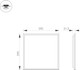 Миниатюра изображения товара Панель светодиодная Arlight DL-TITAN-S600x600-40W Day4000-MIX WH / 046049