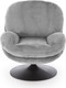 Миниатюра изображения товара Кресло мягкое Halmar Shell (серый)