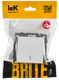 Миниатюра изображения товара Выключатель IEK Brite BR-V10-1-10-K91 (арктический белый)