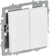 Миниатюра изображения товара Выключатель IEK Brite BR-V20-0-10-K91 (арктический белый)