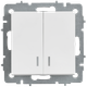 Миниатюра изображения товара Выключатель IEK Brite BR-V20-1-10-K91 (арктический белый)