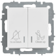 Миниатюра изображения товара Выключатель IEK Brite BR-V20-2-10-K91 (арктический белый)