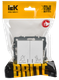 Миниатюра изображения товара Выключатель IEK Brite BR-V20-2-10-K91 (арктический белый)