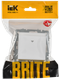 Миниатюра изображения товара Выключатель IEK Brite BR-V11-0-10-K91 (арктический белый)