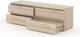 Миниатюра изображения товара Тумба Кортекс-мебель Бари 160 4ш (дуб сонома/дуб сонома/дуб сонома)