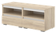 Миниатюра изображения товара Тумба Кортекс-мебель Бари ТВ 120 2ш-2 (дуб сонома/дуб сонома/белый)