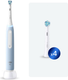 Миниатюра изображения товара Электрическая зубная щетка Braun Oral-B / iOG3.1A6.0 (со сменными насадками, 4шт, голубой)
