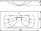 Миниатюра изображения товара Умывальник Symbolite Фортуна 100x45 (кварц, серый шелк)