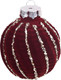 Миниатюра изображения товара Набор шаров новогодних Волшебная страна Бургунди / 110454 (2шт)