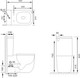 Миниатюра изображения товара Унитаз напольный Lauter Rimless 21D2203