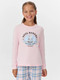 Миниатюра изображения товара Пижама детская Mark Formelle 567743 (р.128-64, розовый/клетка голубой/розовый)