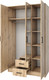 Миниатюра изображения товара Шкаф Mio Tesoro Хюгге 3D2S Z (дуб наварра)