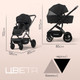 Миниатюра изображения товара Детская универсальная коляска Bubago Lotta Limited 3в1 / BG LTD-176-2 (черный)