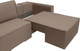 Миниатюра изображения товара Диван угловой KRONES Олимп 4 (велюр шоколадный)