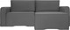 Миниатюра изображения товара Диван угловой KRONES Олимп 4 (велюр графит)