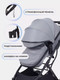 Миниатюра изображения товара Детская универсальная коляска MOWbaby Jasper 3 в 1 / MB022 (Grey)