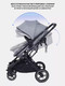 Миниатюра изображения товара Детская универсальная коляска MOWbaby Jasper 3 в 1 / MB022 (Grey)