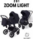 Миниатюра изображения товара Детская универсальная коляска MOWbaby Zoom Light 2 в 1 / RA086 (Black)