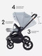 Миниатюра изображения товара Детская универсальная коляска MOWbaby Zoom Light 2 в 1 / RA086 (Green Tea)