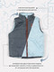 Миниатюра изображения товара Жилет детский Rant Dual Vest / 165/6-110 (Grey/Sage, р.110)