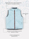 Миниатюра изображения товара Жилет детский Rant Dual Vest / 165/6-110 (Grey/Sage, р.110)