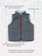 Миниатюра изображения товара Жилет детский Rant Dual Vest / 165/6-110 (Grey/Sage, р.110)