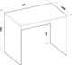 Миниатюра изображения товара Письменный стол Сокол-Мебель СПМ-350 (белый)