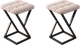 Миниатюра изображения товара Набор табуретов Памир Лофт F81 (2шт. светло-серый/черная опора)