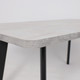 Миниатюра изображения товара Обеденный стол Мамадома Leon Lux Radial-160 раздвижной 160-205x90 (серый сланец/черный)
